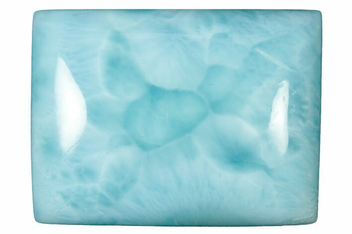 Polished Larimar Cabochon - Dominican Republic #315228